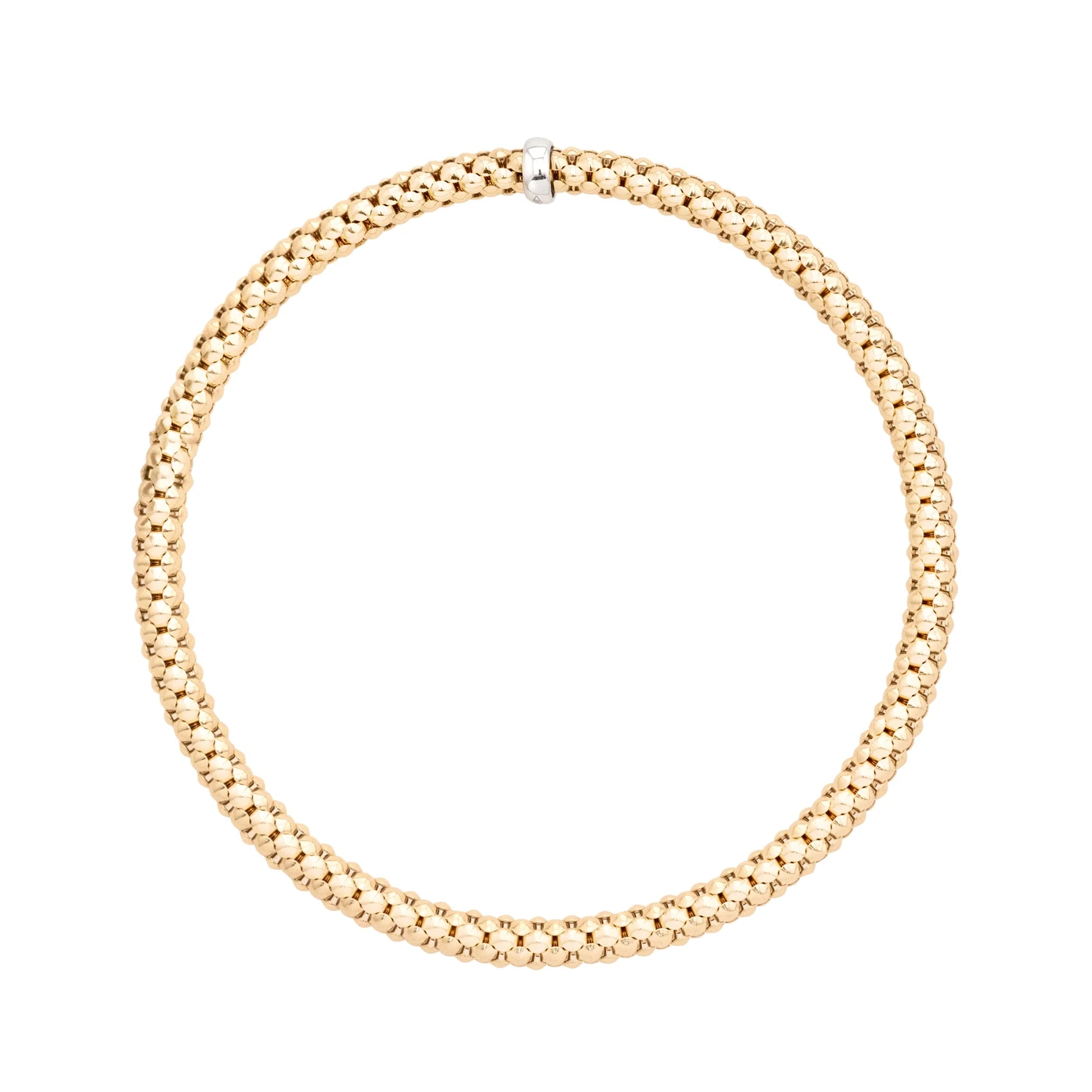 Pulsera Brenna Oro 14K tejida italiana arezzo - Joyería y bisutería fina