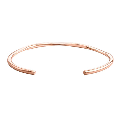 Pulsera Abierta Moon Cuff Oro 14k oro blanco, oro rosa - Joyería y bisutería fina