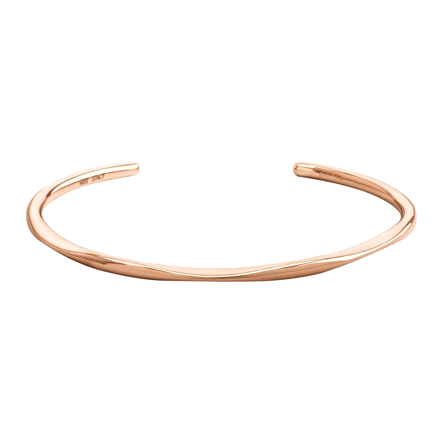 Pulsera Abierta Moon Cuff Oro 14k oro blanco, oro rosa - Joyería y bisutería fina