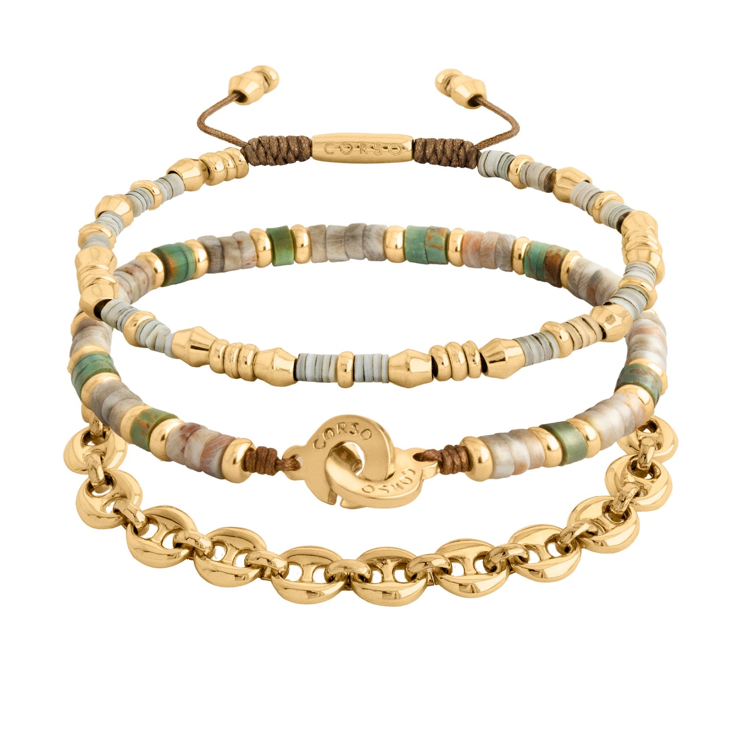 Stack Turquesa-Gold