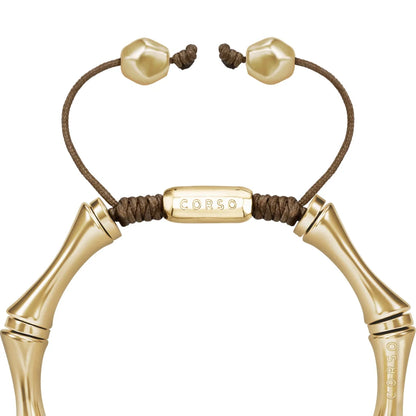 Pulsera Bañado en Oro 22K, Cuentas tubulares - Joyería y bisutería fina