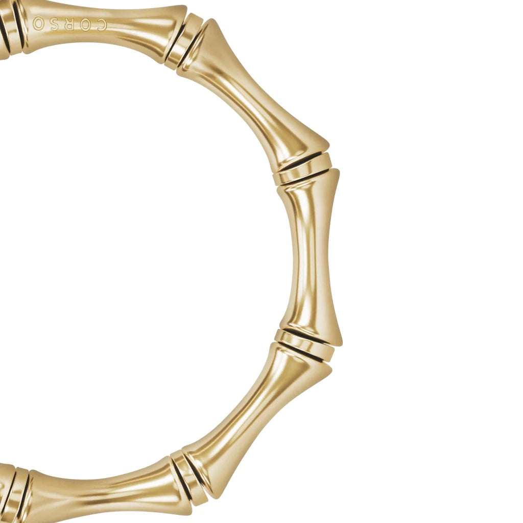 Pulsera Bañado en Oro 22K, Cuentas tubulares - Joyería y bisutería fina