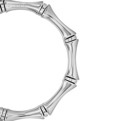 Pulsera Bañado en Rodio, Cuentas tubulares - Joyería y bisutería fina