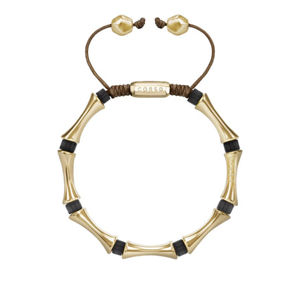 Pulsera Bañado en Oro 22K, Piedras, Cuentas tubulares - Joyería y bisutería fina