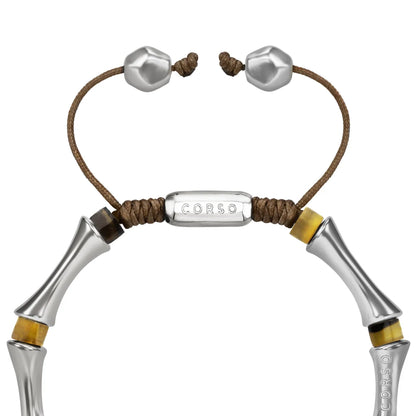 Pulsera Bañado en Rodio, Piedras, Cuentas tubulares - Joyería y bisutería fina