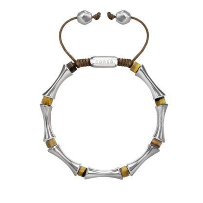 Pulsera Bañado en Rodio, Piedras, Cuentas tubulares - Joyería y bisutería fina