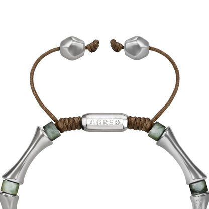 Pulsera Bañado en Rodio, Piedras, Cuentas tubulares - Joyería y bisutería fina