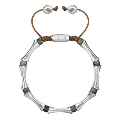 Pulsera Bañado en Rodio, Piedras, Cuentas tubulares - Joyería y bisutería fina