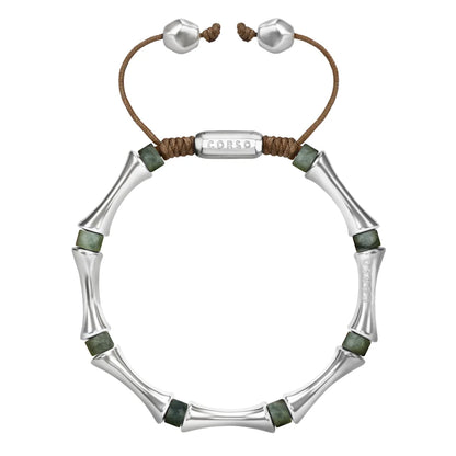 Pulsera Bañado en Rodio, Piedras, Cuentas tubulares - Joyería y bisutería fina