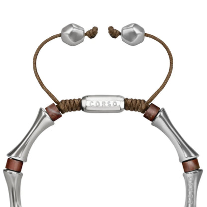 Pulsera Bañado en Rodio, Piedras, Cuentas tubulares - Joyería y bisutería fina
