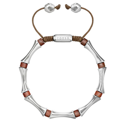 Pulsera Bañado en Rodio, Piedras, Cuentas tubulares - Joyería y bisutería fina