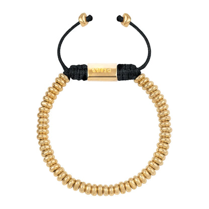 Pulsera baño en oro de 22K, Hilo de seda - Joyería y bisutería fina