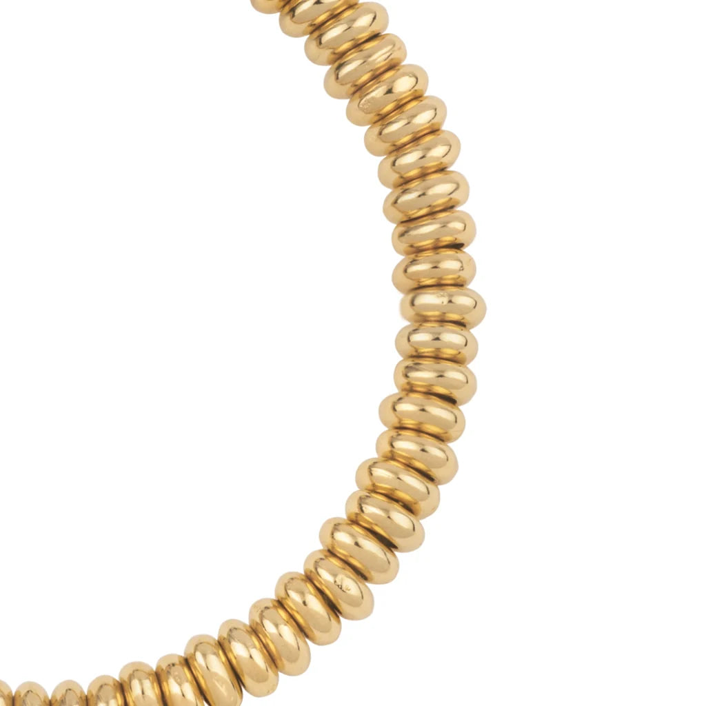 Pulsera baño en oro de 22K, Hilo de seda - Joyería y bisutería fina