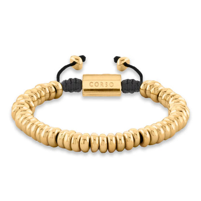 Pulsera baño en oro de 22K, Hilo de seda - Joyería y bisutería fina