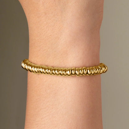 Pulsera baño en oro de 22K, Hilo de seda - Joyería y bisutería fina