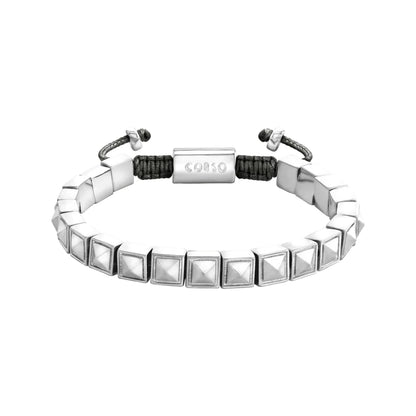 Pulsera Baño de Oro 22K, Oro Rosa 22K, Rodio, Cuentas geométricas - Joyería y bisutería fina