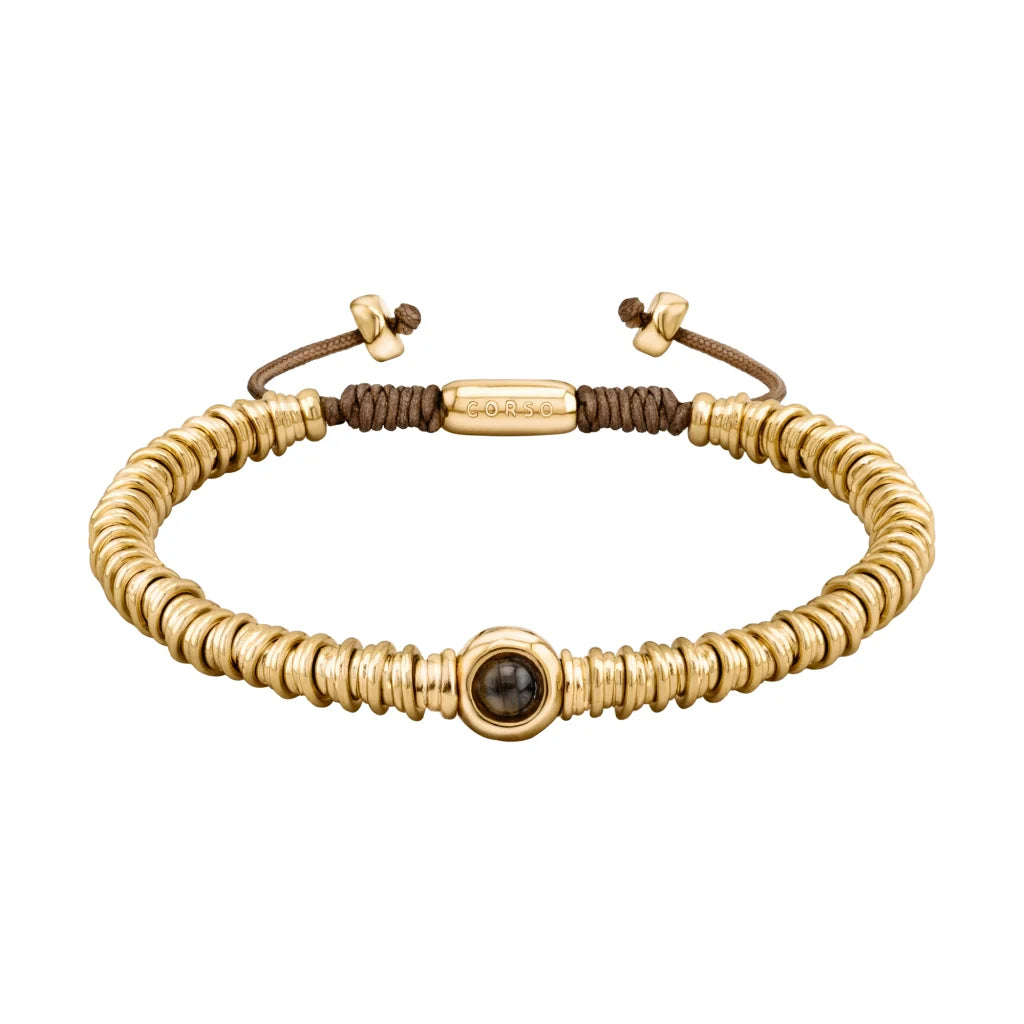 Pulsera Bañado en Oro 22K, Piedras naturales - Joyería y bisutería fina
