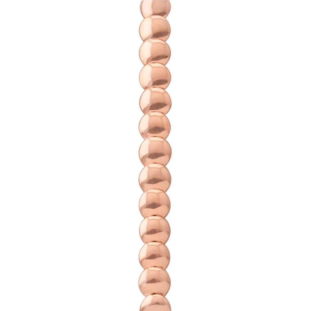 Pulsera con broche ajustable, mini lunas en baño de oro rosa 22K - Joyería y bisutería fina