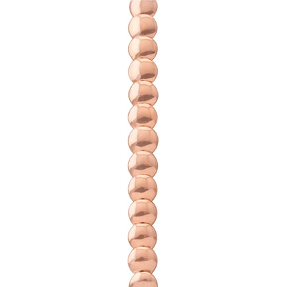 Pulsera con broche ajustable, mini lunas en baño de oro rosa 22K - Joyería y bisutería fina