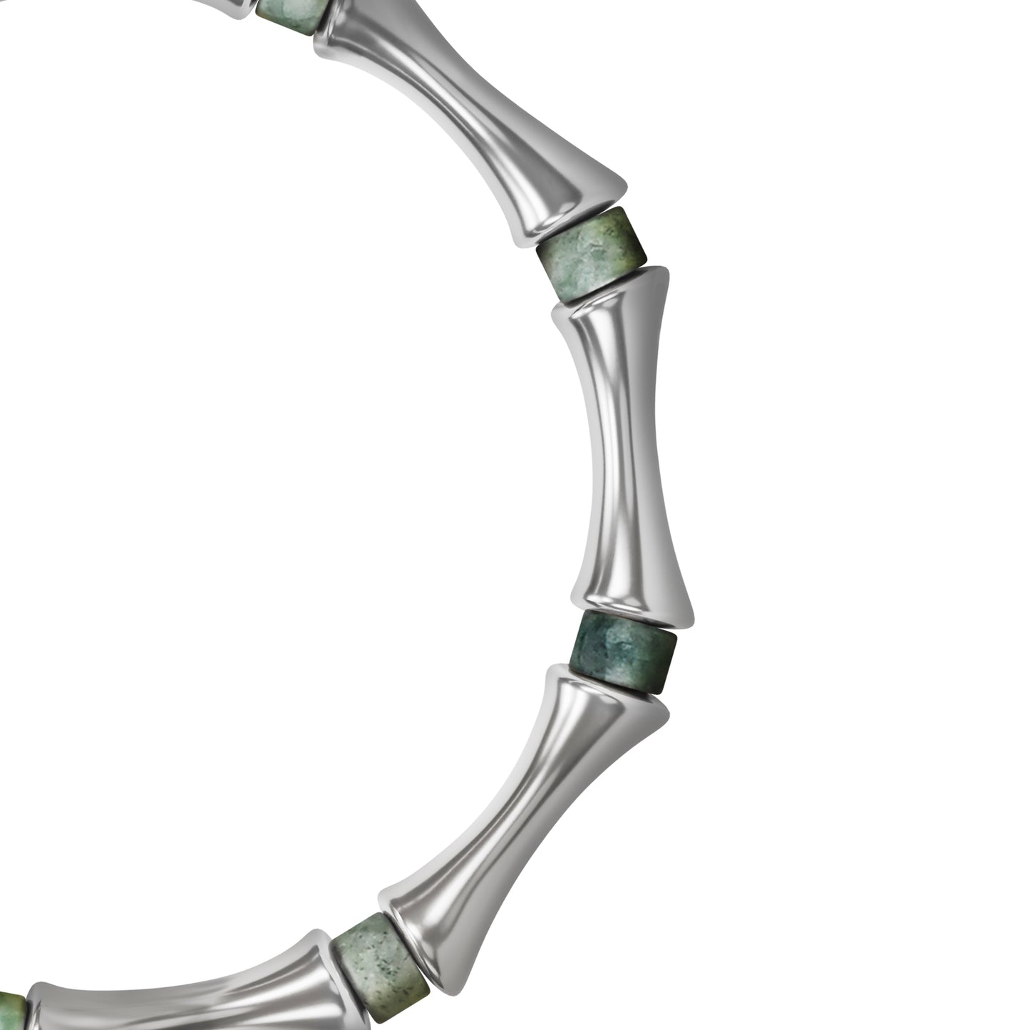 Bamboo Stone Silver