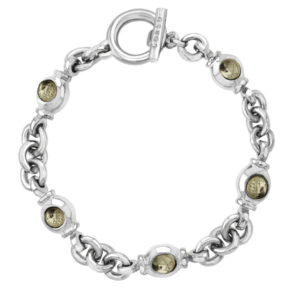 Ponza Pirita Silver Bracelet